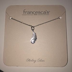 Silver Feather Necklace